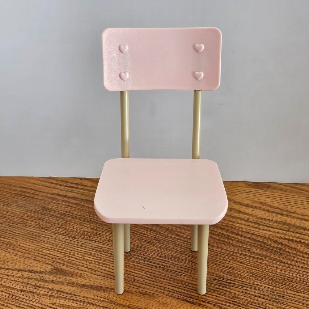 Our Generation Desk or Bureau Chair for 18" Doll Pink Heart by Battat